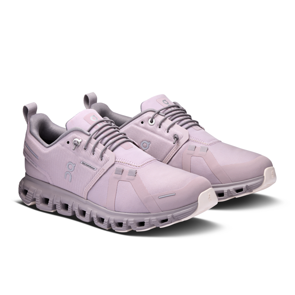 Women's On Cloud 6 Waterproof Sneaker Color: Mauve | Zinc 1